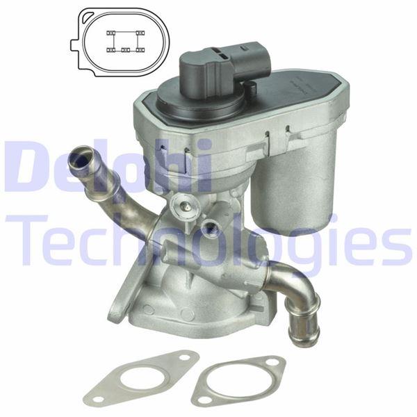 EGR VALFI (BORULU YENI TIP) TRANSIT V347 V348 2.4TDCI - 3.2TDCI 10>14 - DELPHI - OEM 9C1Q9D475AB
