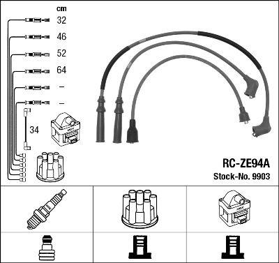 RC-ZE94A ATEŞLEME KABLOSU - NGK