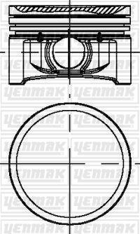 MOTOR PİSTON+SEGMAN (STD) (69.00MM) CLIO II-SYMBOL-SANDERO 1.2 D4F - YENMAK - OEM 7701478731