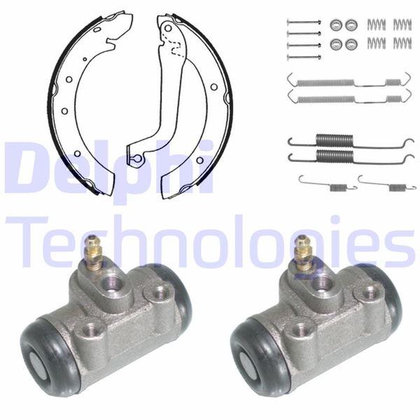 FREN PABUÇ KİTİ ARKA CITROËN C25; FIAT DUCATO; PEUGEOT J5 11/81>12/96 - DELPHI