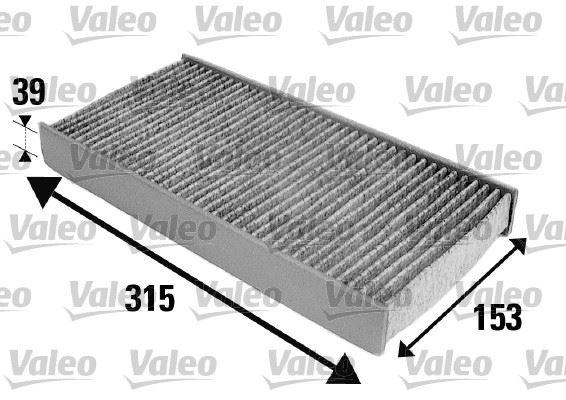POLEN FİLTRESİ PEUGEOT P407 2.0 HDI 05/04> CITROEN C5-C6 1.6-2.0 HDI 09/04> (KARBONLU) - VALEO - OEM 6441.EJ