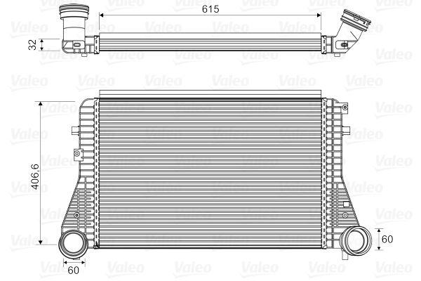 TURBO RADYATORU A3 2003> - VALEO - OEM 1K0145803A