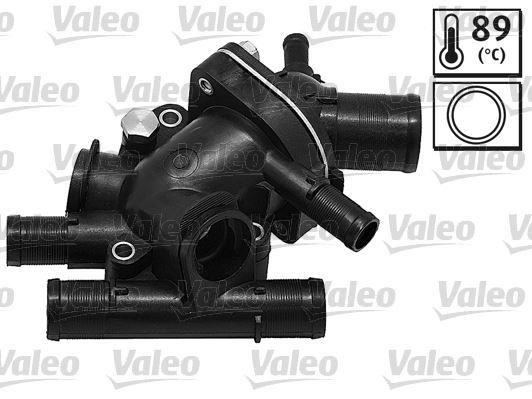TERMOSTAT 89 °C KOMPLE KANGOO 97> MEGANE I 96> CLIO II 98>05 LAGUNA 96> 1.9D F8Q (SENSÖR DELİKLİ) - VALEO - OEM 7701474249