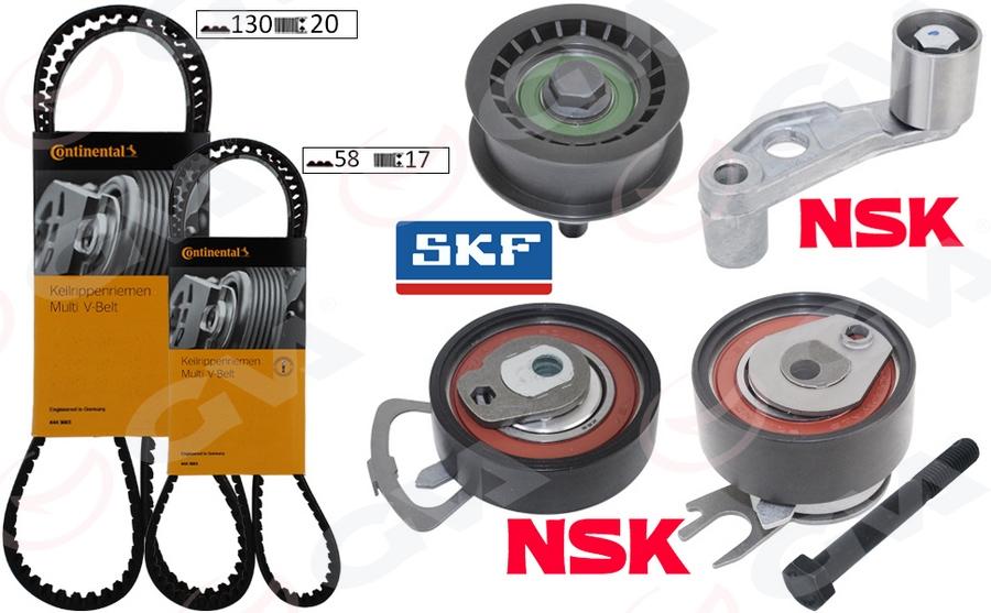 TRİGER SETİ(130x20)POLO-CORDOBA-GOLF4-FABIA-BORA 1.4-1.6 16V BCB-BBY-BUD-BBZ-BKY-AHW-AJV-AZD-CGGB - GVA - OEM 036198119A