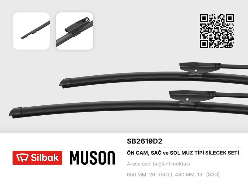 SİLECEK SÜPÜRGESİ 650+480 A3 SPORTBACK [8YA] 11/19> - SILBAK
