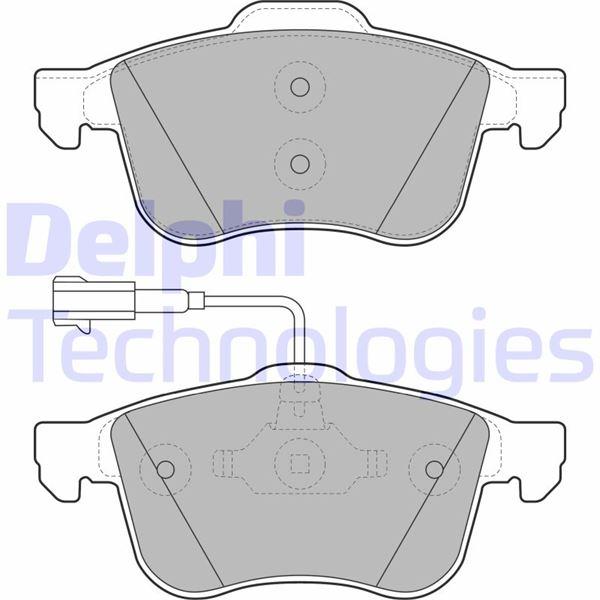 ÖN FREN BALATASI ALFA ROMEO 159 05>11 BRERA 06 - DELPHI - OEM 77363599