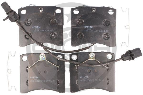 FREN BALATA SETİ DİSKLİ FREN TRANSPORTER T4 Bus70XB-70XC-7DB-7DW-7DK)-TRANSPORTER T4 Kasten70XA)-TRA - OPTIMAL - OEM 7D0698151C