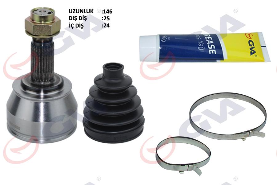 AKS KAFASI DIŞ ÖN FIORINO-BIPPER-NEMO 1.3 MJT EURO5 (07-) (25x24x51) 146.5mm - GVA - OEM 3272.ZP
