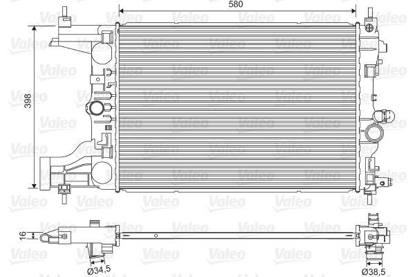 SU RADYATORU ASTRA J ZAFIRA B-C 1.4 1.6 1.8 (A/T OTOMATIK SANZIMAN ) - VALEO - OEM 1300299
