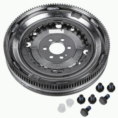 DEBRİYAJ VOLANI CADDY III-IV-GOLF VI-JETTA III-POLO-A3-ALTEA-LEON-OCTAVIA 1.6TDI (129 DİŞ) - SACHS - OEM 03L105266DN