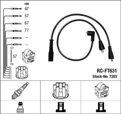 RC-FT631 ATEŞLEME KABLOSU - NGK