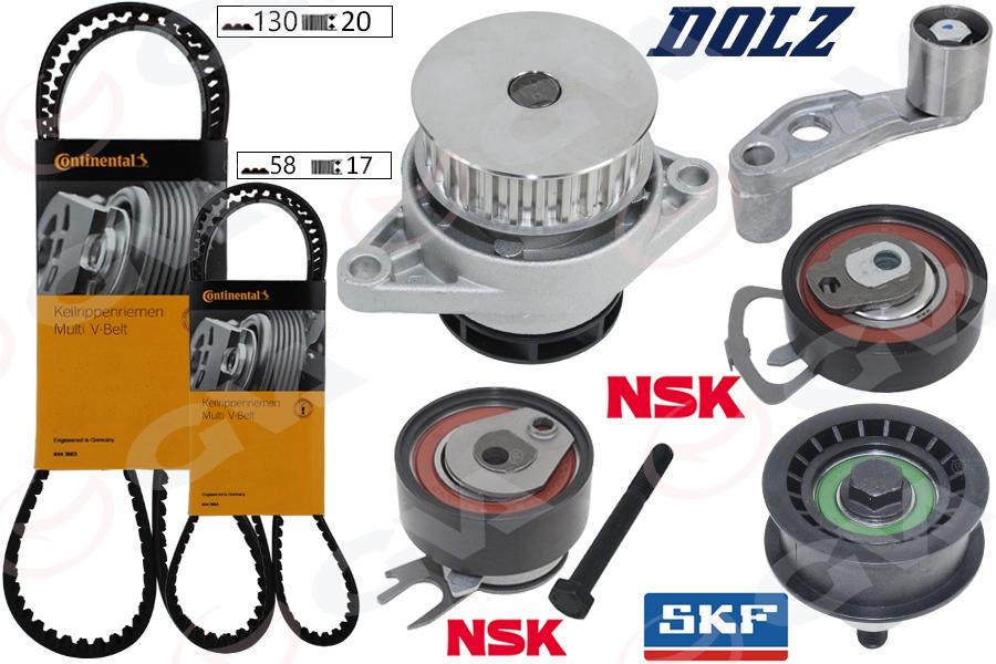 DEVİRDAİMLİ TRİGER SETİ(130x20) GOLF4-BORA 1.6 16V BCB-AZD - GVA - OEM 036198119A