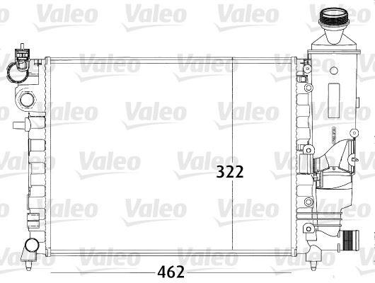 RADYATOR PSA SAXO 106 - VALEO - OEM 1301-SQ