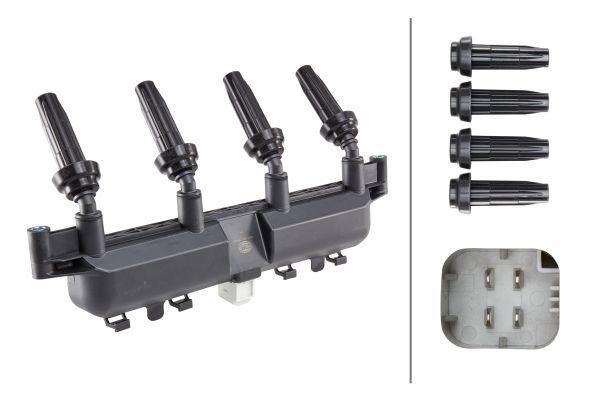 ATESLEME BOBINI P206 1.4 02> P306 1.4 02-03 P307 1.4 00> P1007 1.4 05> PARTNER 1.4 03> ( GRI SOKET ) - HELLA - OEM 5970.A8