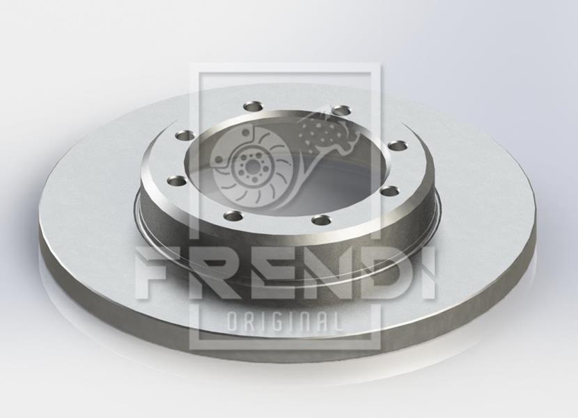 ARKA FREN AYNASI RENAULT MASTER III 10> OPEL MOVANO B 10> 2.3dCi (302x18x 8DELİK) ÇİFT TEKER - FRENDI - OEM 432067943R