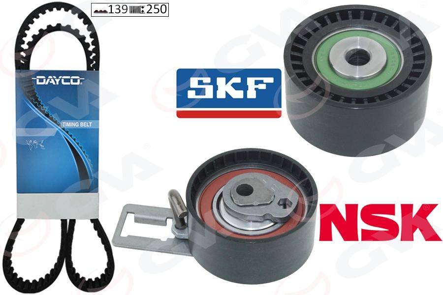 EKSANTRİK GERGİ KİTİ (EURO5 139 DİŞ) P107-206-207-307-BIPPER-C2-C3-NEMO-XSARA 1.4HDI FIESTA V-FUSION 1.4TDCI (02-) - GVA - OEM 1608747680