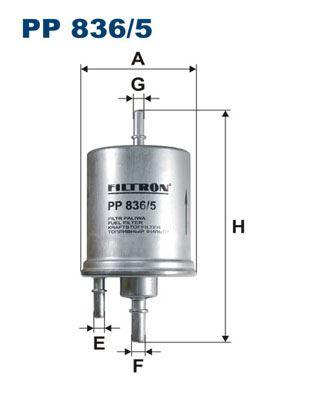 YAKIT FİLTRESİ AUDI A4 1.8T (02-04)- A6 2.4-3.0 (04-06)- A8 6.0 (03-10) - FILTRON - OEM 4F0201511B