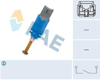 FREN MÜŞÜRÜ RENAULT MEGANE II 02>08 CLIO III 05>12 MASTER III 10> LAGUNA II 01>07 LAGUNA III 07>14 DUSTER 10>18 MERCEDES CİTAN W415 (MAVİ) 2 FİŞLİ - FAE - OEM 8200168239