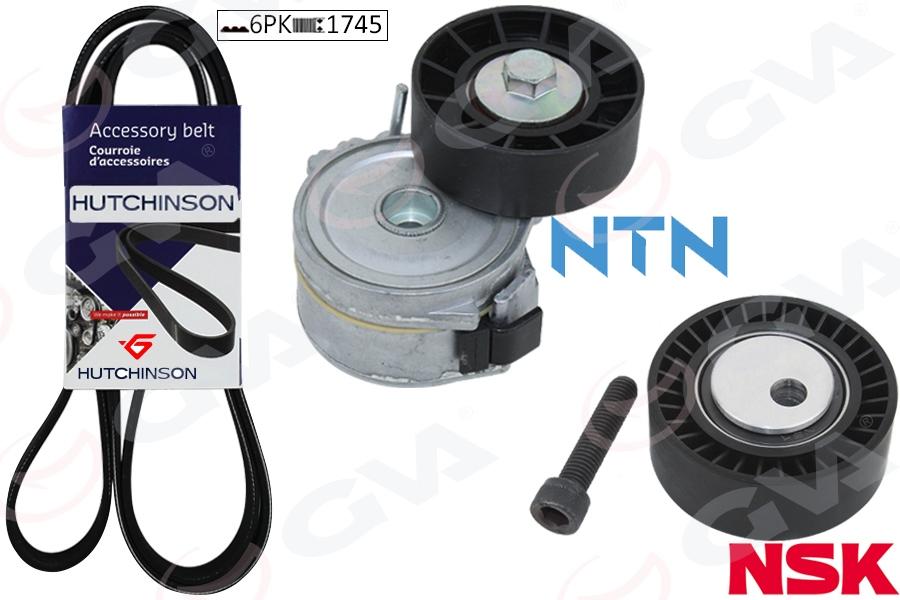 ALTERNATÖR GERGİ KİTİ (KÜTÜKLÜ) C5(01-04)-XANTIA(99-03)-P206 00>P406(98-04)-P607 2.0HDİ (K026PK1745) - GVA - OEM 5750.GF