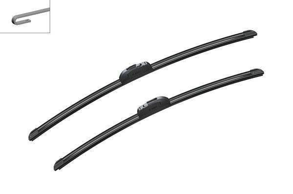 AEROTWIN SİLECEK 60+60cm (FLATBLADE-MUZ TİPİ) ZAFIRA MERIVA (119781) - BOSCH - OEM Z196Z202RHD