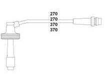 BUJI KABLOSU LAGUNA 2.0 16V - VOLVO S 40 1.6 1.8 2.0 {2 ADET KABLO} - HELLUX - OEM 7431275284