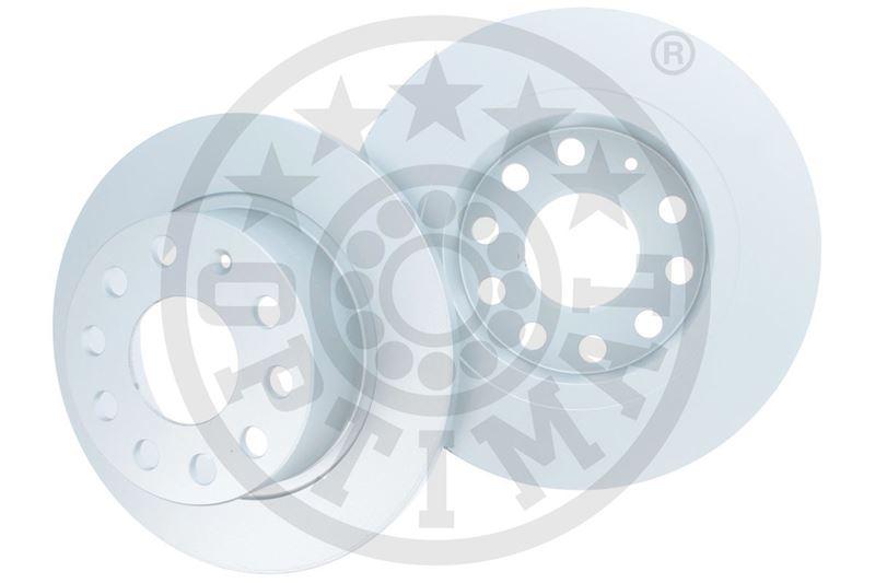 FREN DİSKİ ARKA SKODA OCTAVIA III 12>20 (253x10x61.4) - OPTIMAL - OEM 5Q0615601C