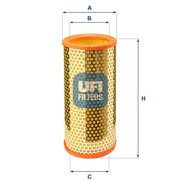 HAVA FİLTRESİ MGN I 1.9DTI (96-01) - SCENIC 1.9DTI (97-99) - R19 1.9DTI (92-95) - UFI - OEM 7700857336