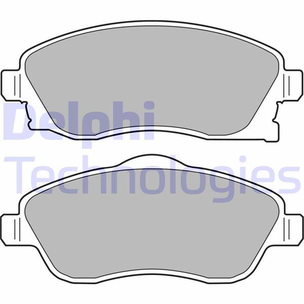 ÖN BALATA COMBO C-CORSA C 1.3-1.7 CDTI 01=> MERIVA 03=> TIGRA 04=> - DELPHI - OEM 1605081