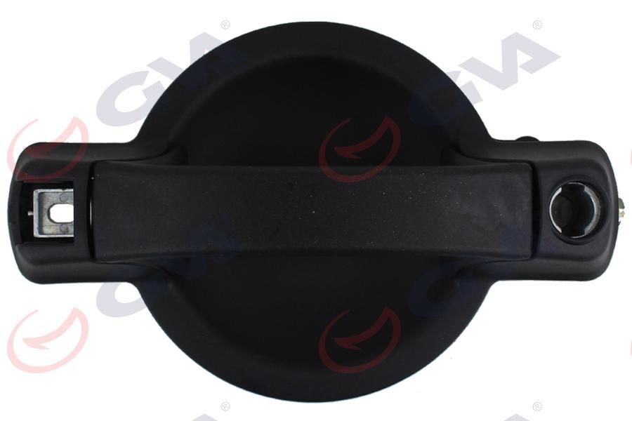 DIŞ KAPI KOLU ARKA SOL (ANAHTAR DELİKLİ) SİYAH DESENLİ DOBLO (00-09) - GVA - OEM 735309962