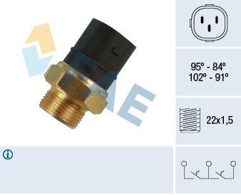 FAN MÜŞÜRÜ BORA (98-05)-GOLF III (91-97)-GOLF IV (97-05)-PASSAT (94-96)-POLO (90-01) - FAE - OEM 1H0959481B