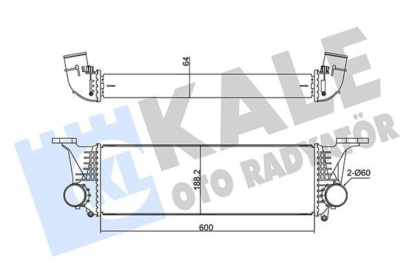 INTERCOOLER DAILY V AL PL BRZ - KALE - OEM 5801255907