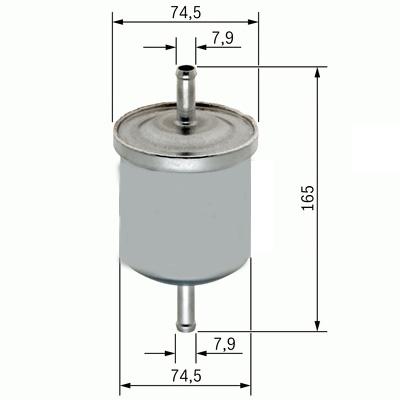YAKIT FİLTRESİ MONDEO 1.8-2.0-2.5-3.0 (00-07)-TRANSİT 2.3 (06-14) (BENZİNLİ) (WK730/5) x - SARDES - OEM 4103735