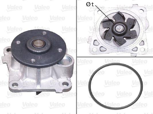 DEVİRDAİM SU POMPASI MITSUBISHI ASX 1,6L 4A92 10-> / LANCER 1,5L 4A91 04->/ SMART FORTWO Coupe (451) 07> - VALEO - OEM A1352000001