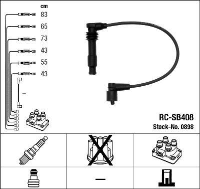 RC-SB408 ATEŞLEME KABLOSU - NGK