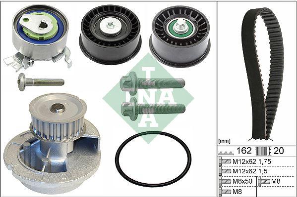 DEVİRDAİMLİ EKSANTRİK GERGİ KİTİ (162x200) ASTRA G 1.4 1.6 16V (98-05) VECTRA C 1.6 CORSA C 1.4 1.6 - INA - OEM 95518060
