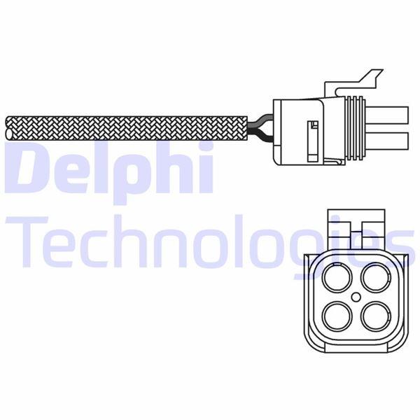 OKSİJEN SONDASI RENAULT LAGUNA I MEGANE I - R19 1.6-MEGANE 2.0-LAGUNA 1.8-2.0 - DELPHI - OEM 7700871544
