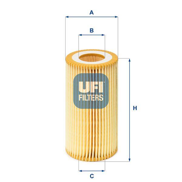 YAG FILTRESI MERCEDES OM611 W203 W211 W210 W639 B901>B904 - UFI - OEM A6111800009