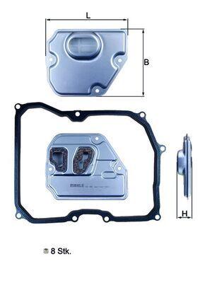 OTOMATIK SANZIMAN YAGI FILTRE SETI MINI R55 R56 R57 R58 R59 R60 R61 - MAHLE - OEM 24117566356