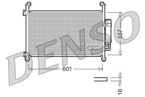 KLİMA RADYATÖRÜ (KONDENSER) HONDA CIVIC 1.8L R18A VTEC FK2 Hatchback 06-> 1.4L L13Z1 FK1 sport 09-> 2.0L TYPE-R K20Z4 FN2 07-> - DENSO - OEM 80110SMGE02