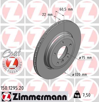 FREN DISKI ARKA BMW E46 - ZIMMERMANN - OEM 34216864052