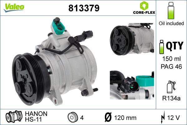 KOMPRESOR I10 12 07 - VALEO - OEM 97701-0X000