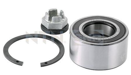 TEKER RULMANI ON RENAULT MEGANE CLIO CAPTUR KANGOO LOGAN SANDERO / MERCEDES CITAN W415 / NISSAN MICRA K12 03-10 / NOTE E11 06-12 (ABS`LI) - SNR - OEM 402104249R