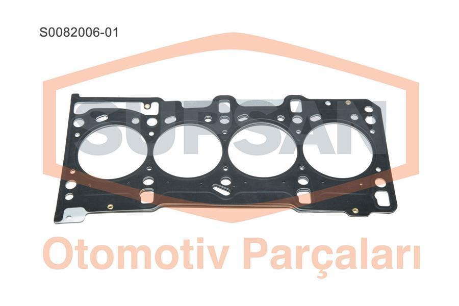 SİLİNDİR KAPAK CONTASI (0.82mm) ASTRA H-ASTRA J-CORSA C-D-E MERIVA A-B AVEO-LINEA-PUNTO-FIORINO-EGEA DOBLO-NEMO-BIPPER 1.3 CDTI MTJ-DTH-DT-DTE-DTJ-DTN-DTR-JTD-HDI-FHZ (1 ÇENTİK) -55278855 - SUPSAN - OEM 1625885880
