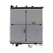 RADYATÖR C2-C3-207-1007 1.4-1.4 16V-1.6 16V-1.4HDI (KLİMASIZ+MEK) (398x380x23) - PSA - OEM 1330.Q5