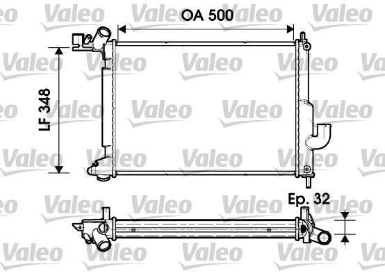 RADYATÖR OPEL VECTRA - VALEO - OEM 1300178