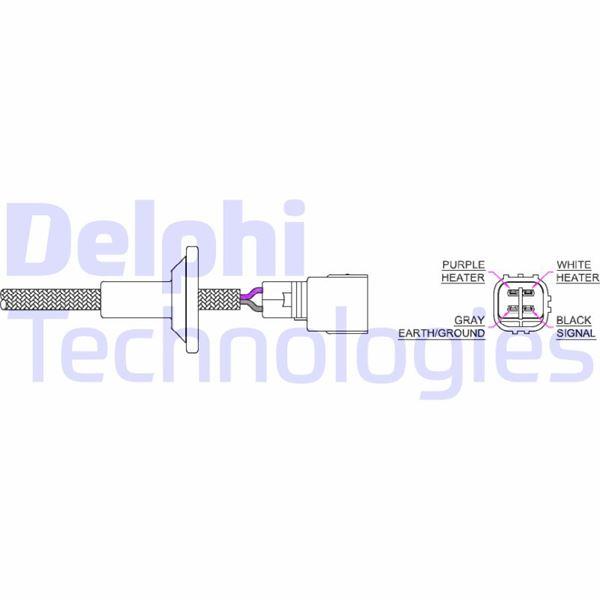 OKSİJEN SENSÖRÜ - LEXUS GS 3.0L; LS 4.0L; TOYOTA CAMRY 2.2L. 3.0L 97>03 - DELPHI