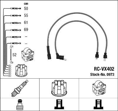 RC-VX402 ATEŞLEME KABLOSU - NGK