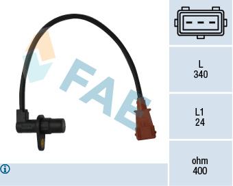 KRANK MİL DEVİR SENSÖRÜ P205-P206-P306-P405-P406-BOXER-PARTNER-BERLINGO-JUMPER-JUMPY-XANTIA-XSARA 1.9 DW8 1.8 XU7 2.0 XU10 1.6 XU5 - FAE - OEM 1920.C3