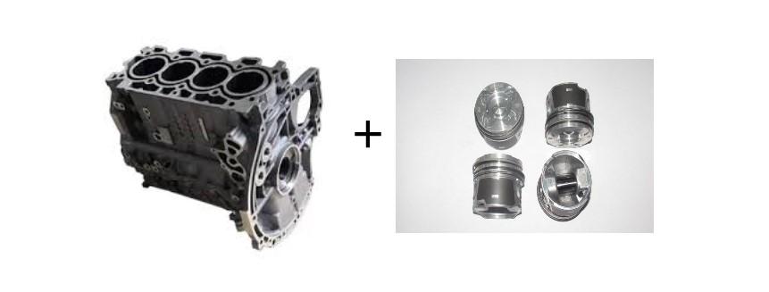 MOTOR BLOĞU (PİSTON + SEGMAN DAHİL) 1.6 HDI EURO 4 DV6 - PSA - OEM 0130.Z4
