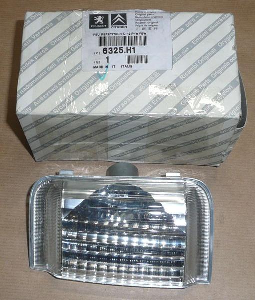 DIŞ DİKİZ AYNA SİNYALİ SAĞ (BEYAZ) FIAT DUCATO III - PSA - OEM 6325.H1
